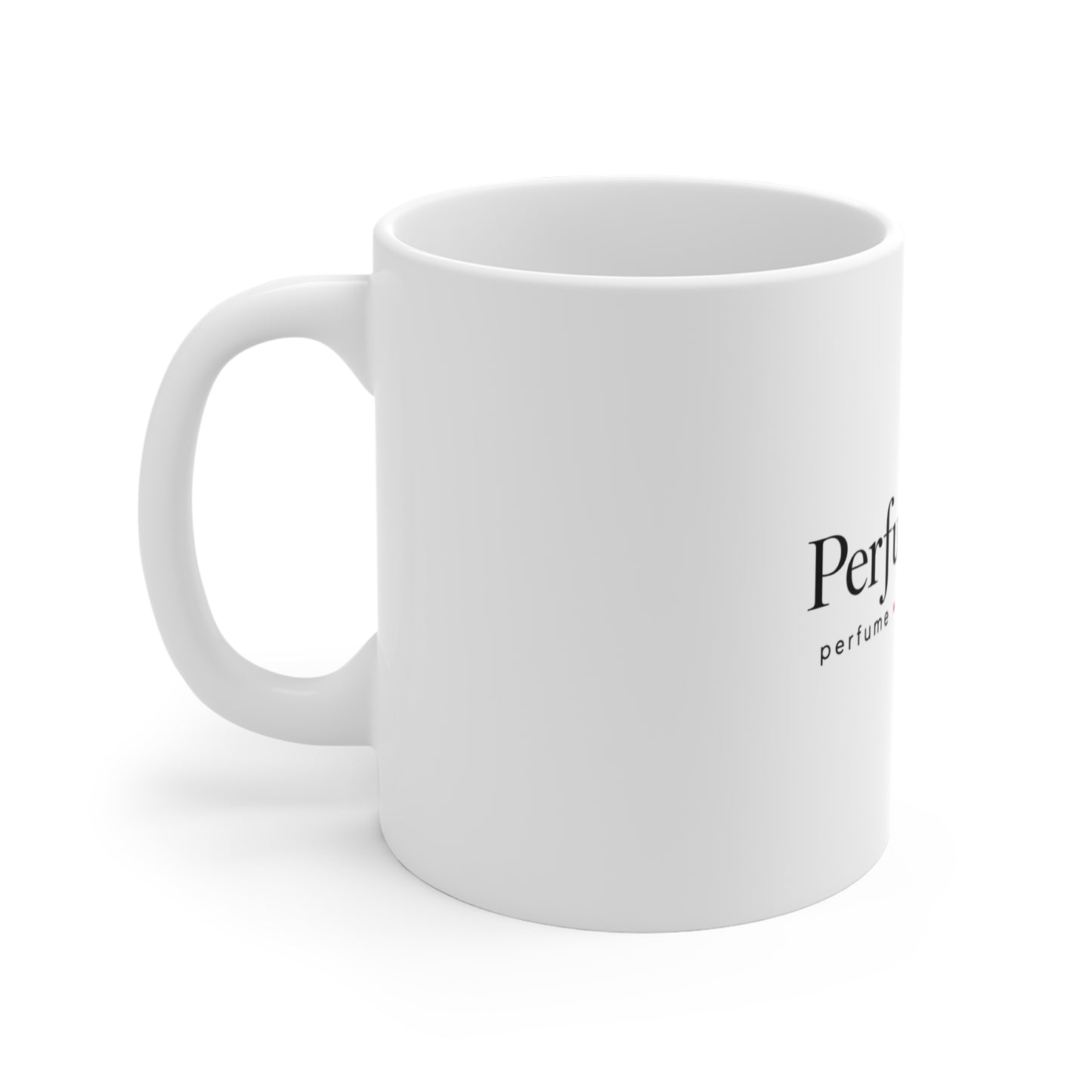 Perfumearoo Logo Mug | Minimal Perfume Lover Ceramic Coffee Cup, Cute Fragrance Gift