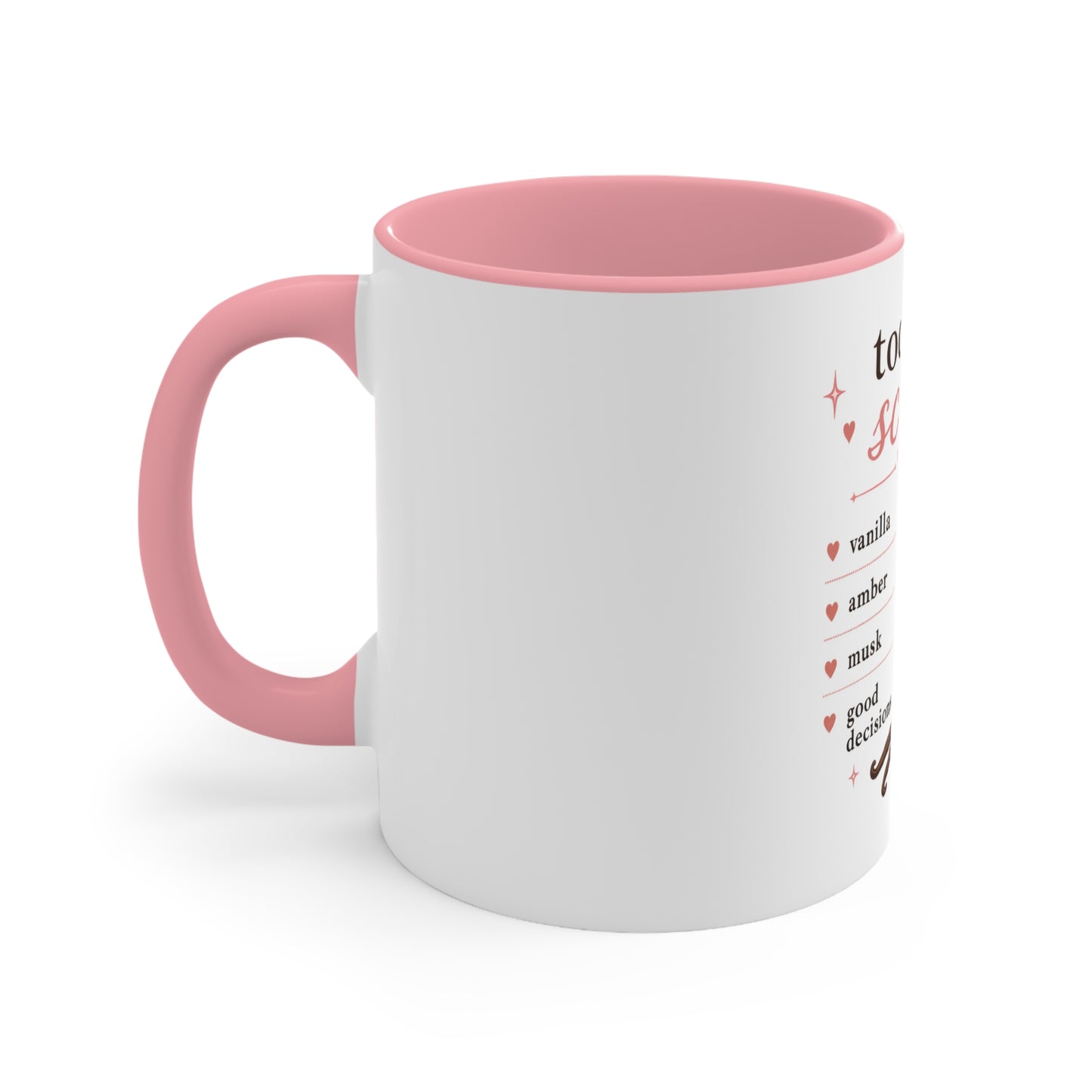 Today's Scent Accent Mug | Vanilla Amber Musk Perfume Coffee Cup, Cute Fragrance Lover Gift
