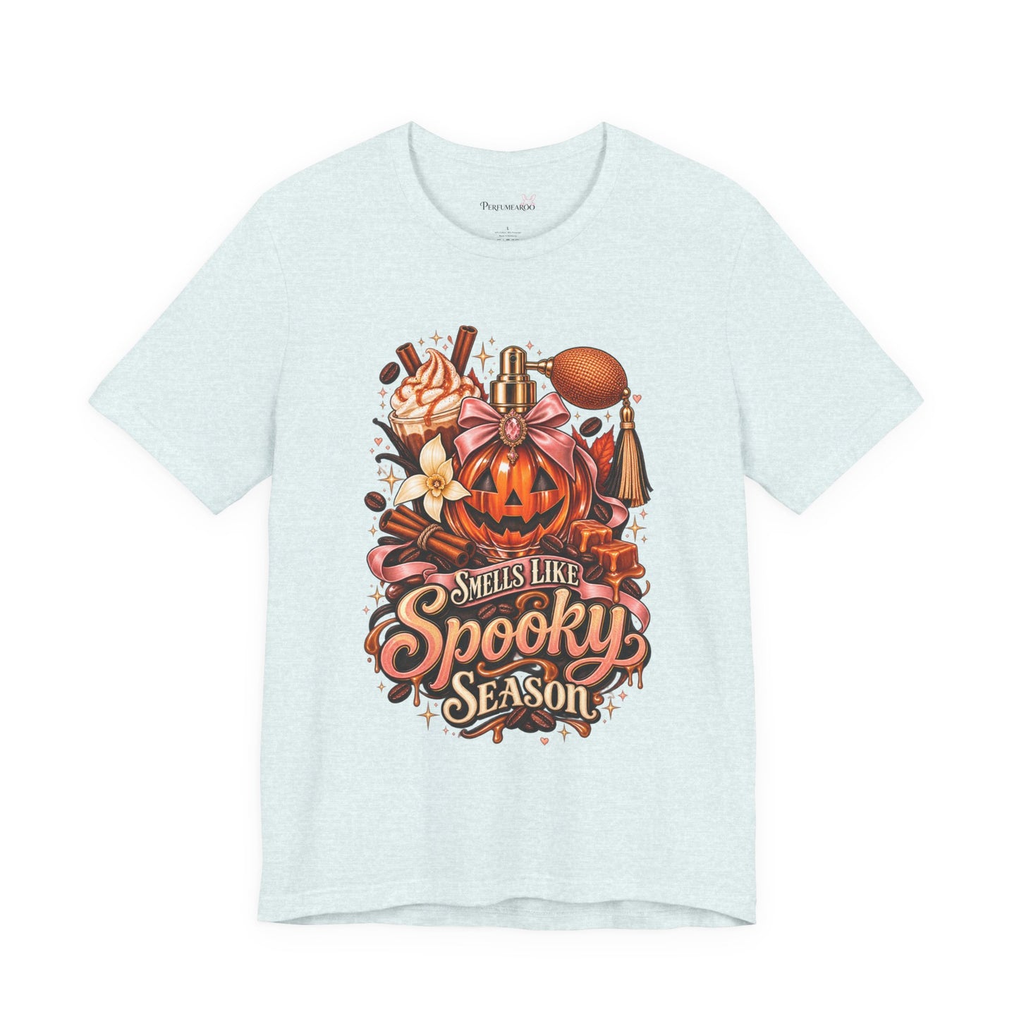 Spooky Season T-Shirt — 'Smells Like Spooky Season' Halloween Pumpkin Graphic Tee