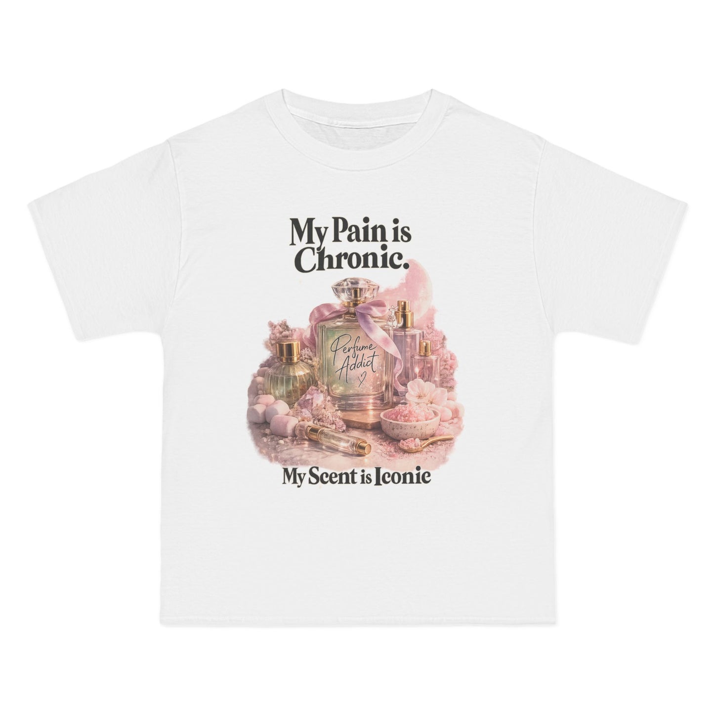 Chronic, Yet Iconic Tee | Soft Feminine Graphic Shirt, Cute Perfume Lover Gift