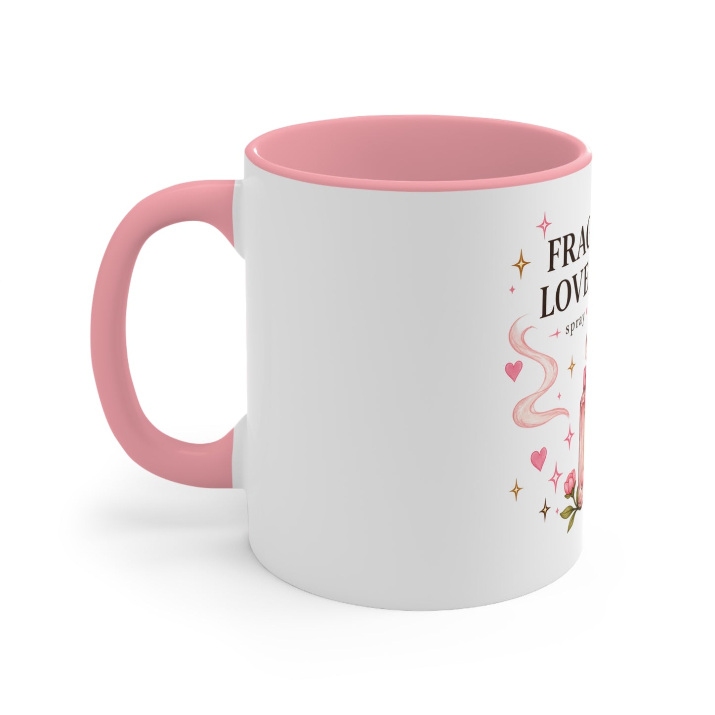 Fragrance Lovers Club Accent Mug | Perfume Bottle Coffee Cup, Cute Gift for Perfume Collectors