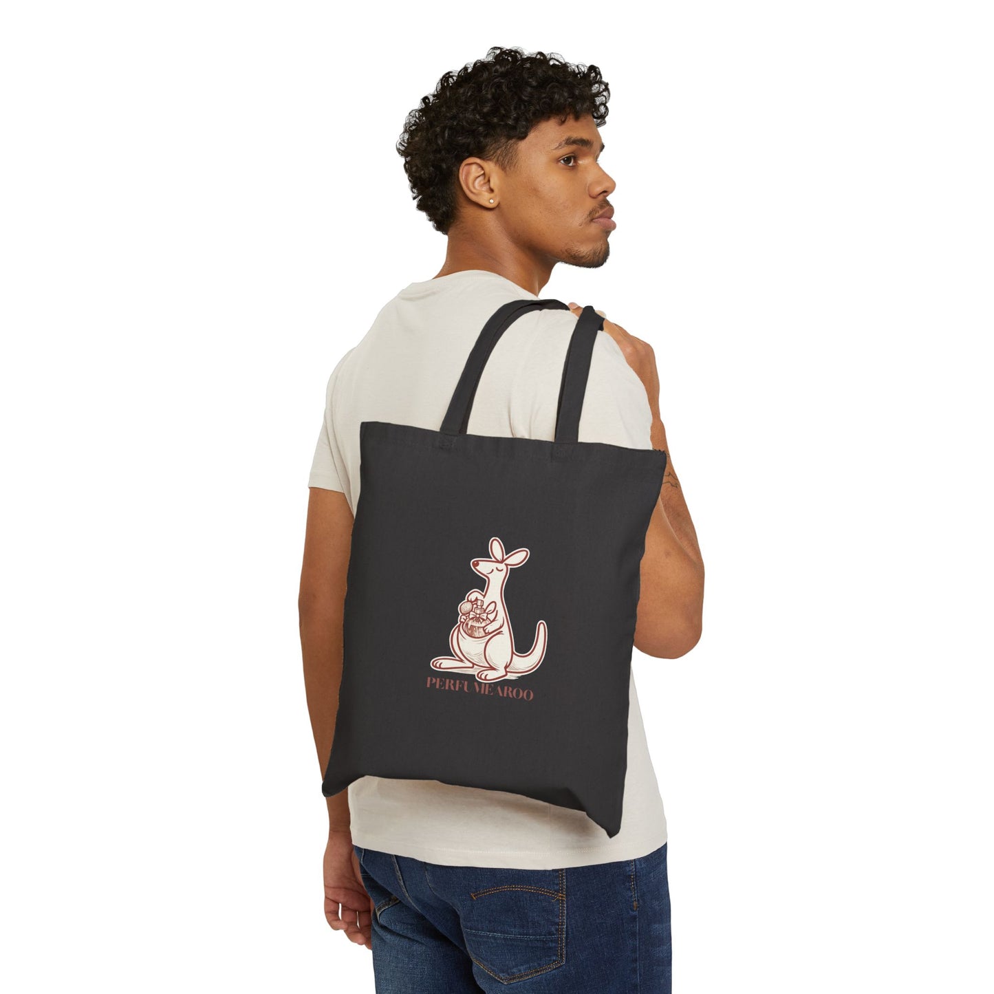 Perfume Community Cotton Canvas Tote Bag — "They Hate Us Cause They Ain't Us" Scent Lover Tote