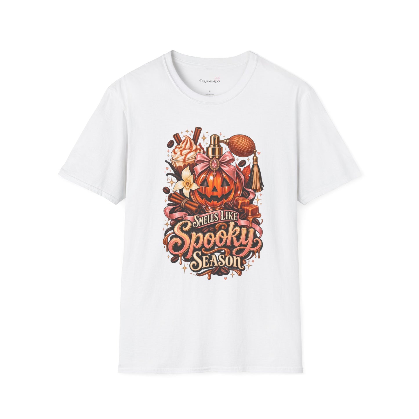 Spooky Season Pumpkin Tee — "Smells Like Spooky Season" Halloween Graphic T-Shirt