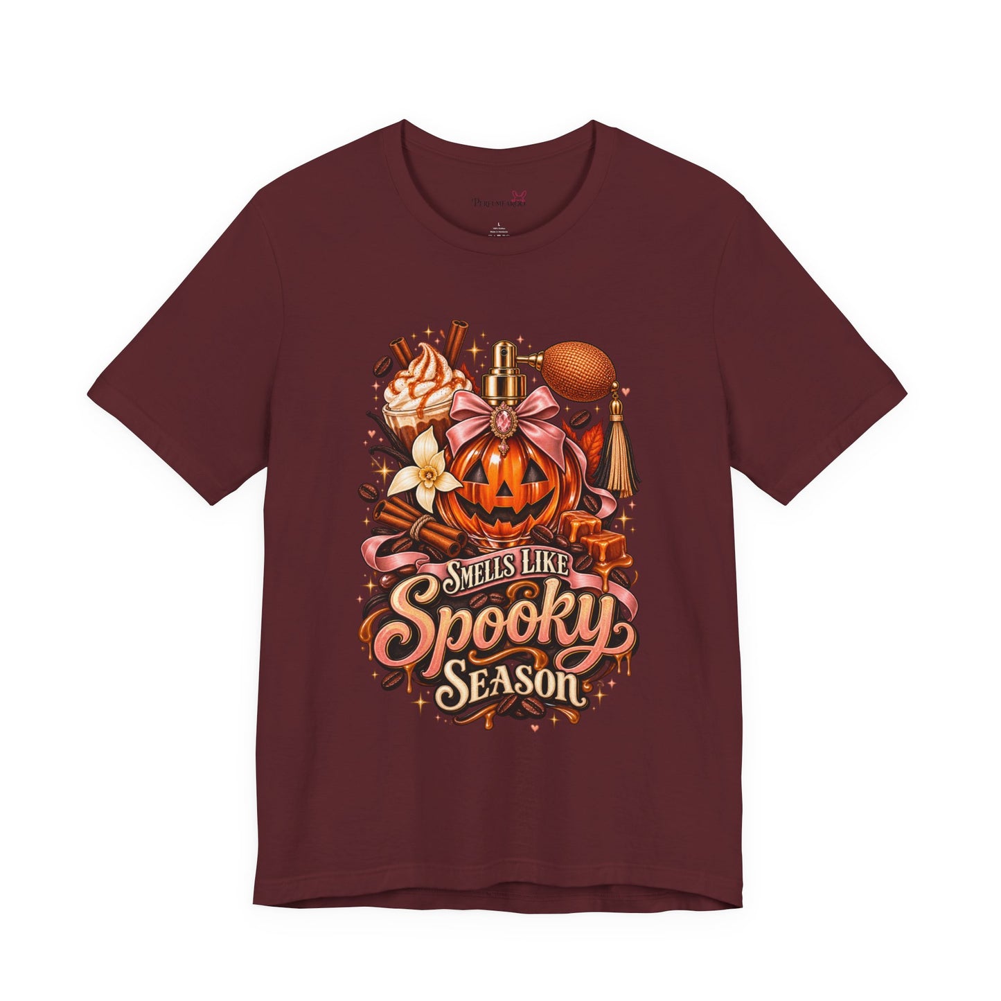 Spooky Season T-Shirt — 'Smells Like Spooky Season' Halloween Pumpkin Graphic Tee