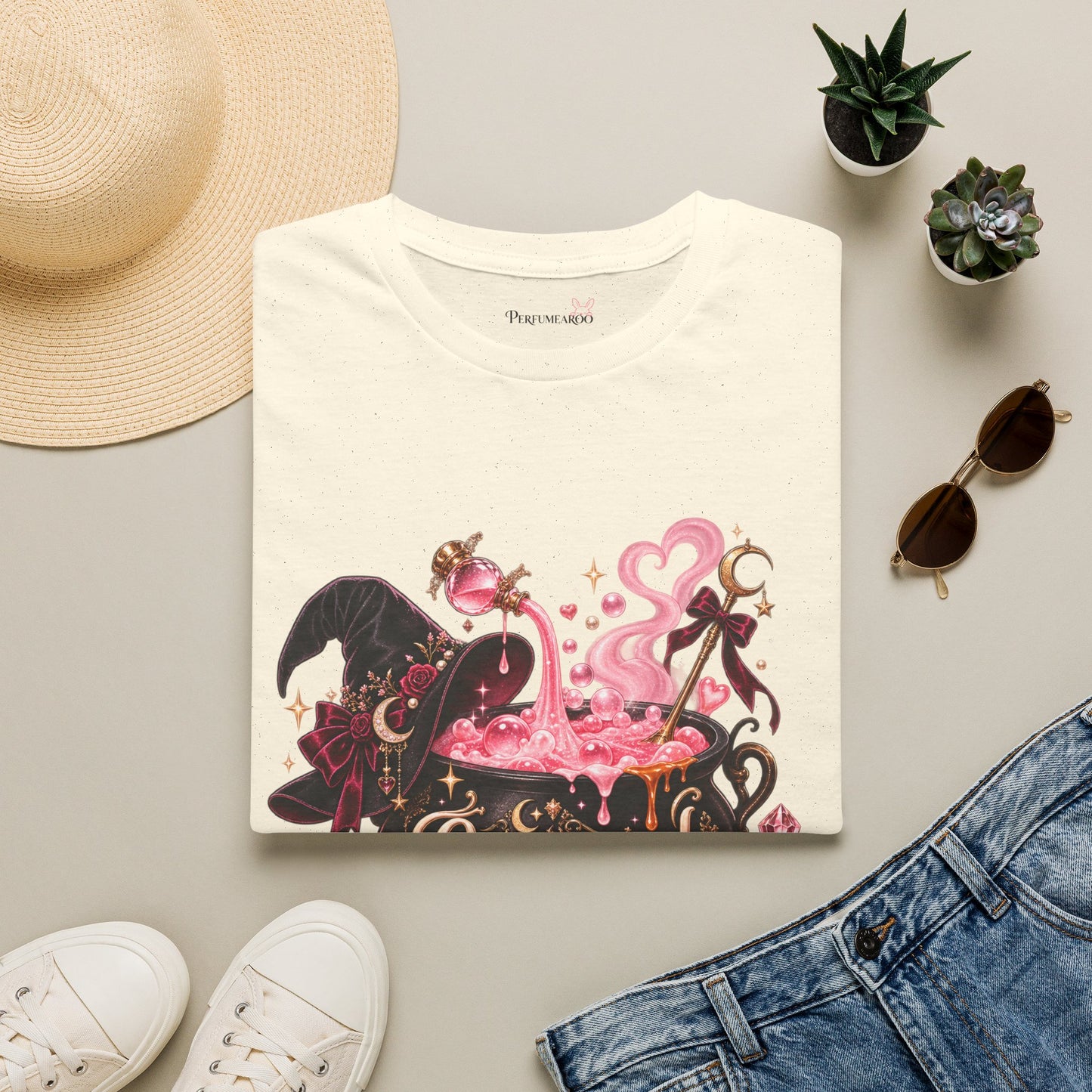 Witchy Baking T‑Shirt — 'Gourmand Witch' Cute Magical Pastry Tee