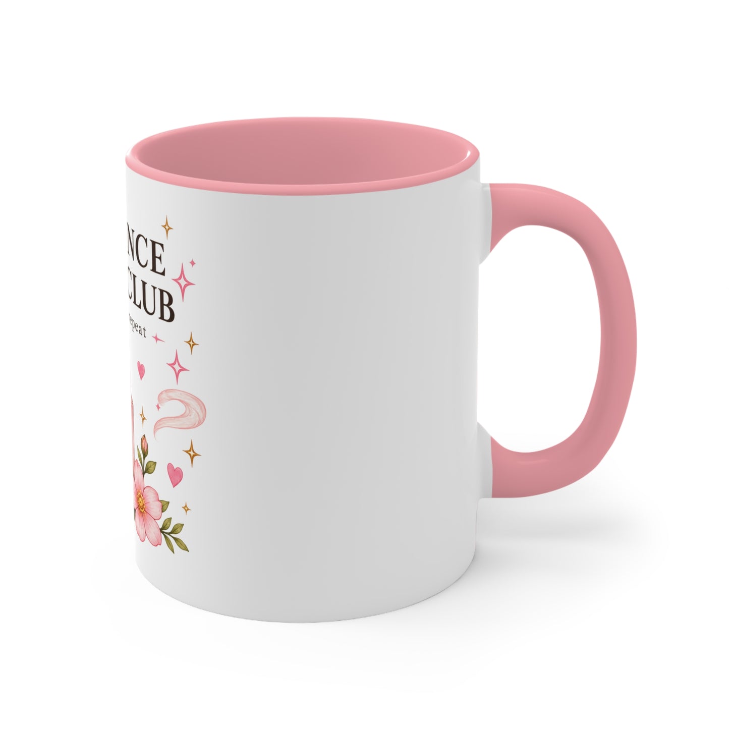 Fragrance Lovers Club Accent Mug | Perfume Bottle Coffee Cup, Cute Gift for Perfume Collectors