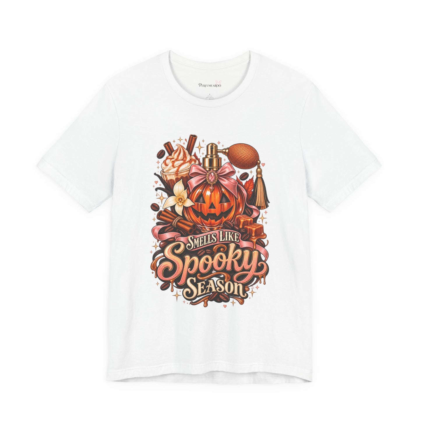 Spooky Season T-Shirt — 'Smells Like Spooky Season' Halloween Pumpkin Graphic Tee