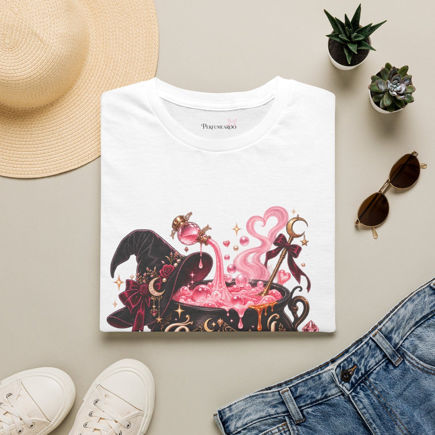 Witchy Baking T‑Shirt — 'Gourmand Witch' Cute Magical Pastry Tee