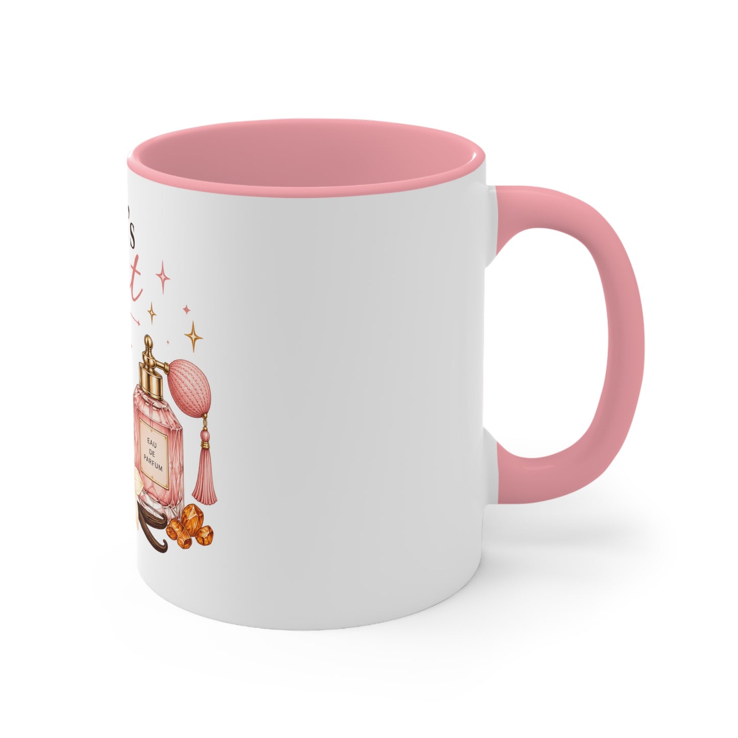 Today's Scent Accent Mug | Vanilla Amber Musk Perfume Coffee Cup, Cute Fragrance Lover Gift